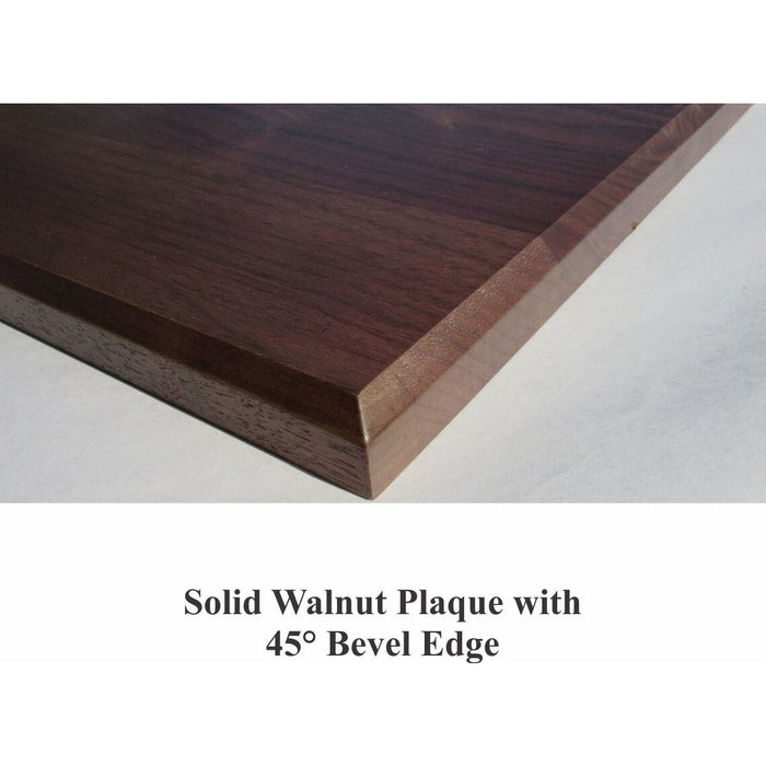 Walnut Plaque Edge Profile