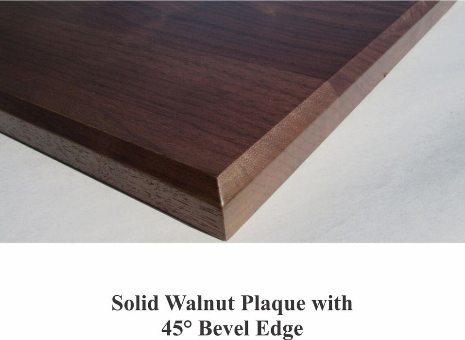Walnut Plaque Edge Profile