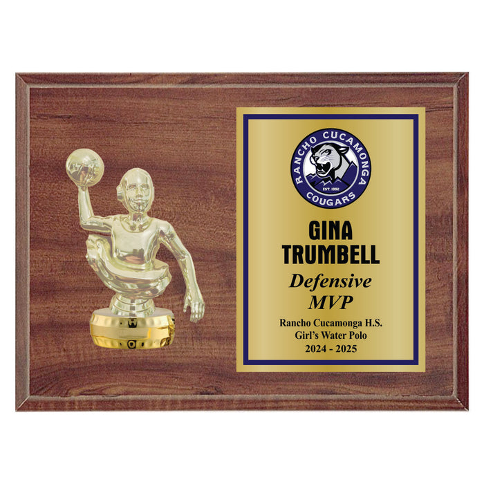 Women's Water Polo Plaque