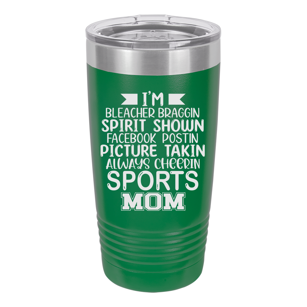 Always Cheerin Sports Mom 20oz Tumbler Cup