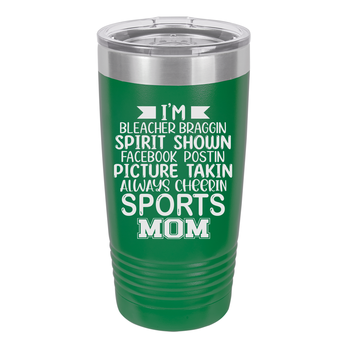 Always Cheerin Sports Mom 20oz Tumbler Cup