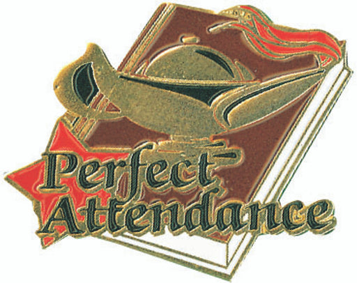 Perfect Attendance Lapel Pin
