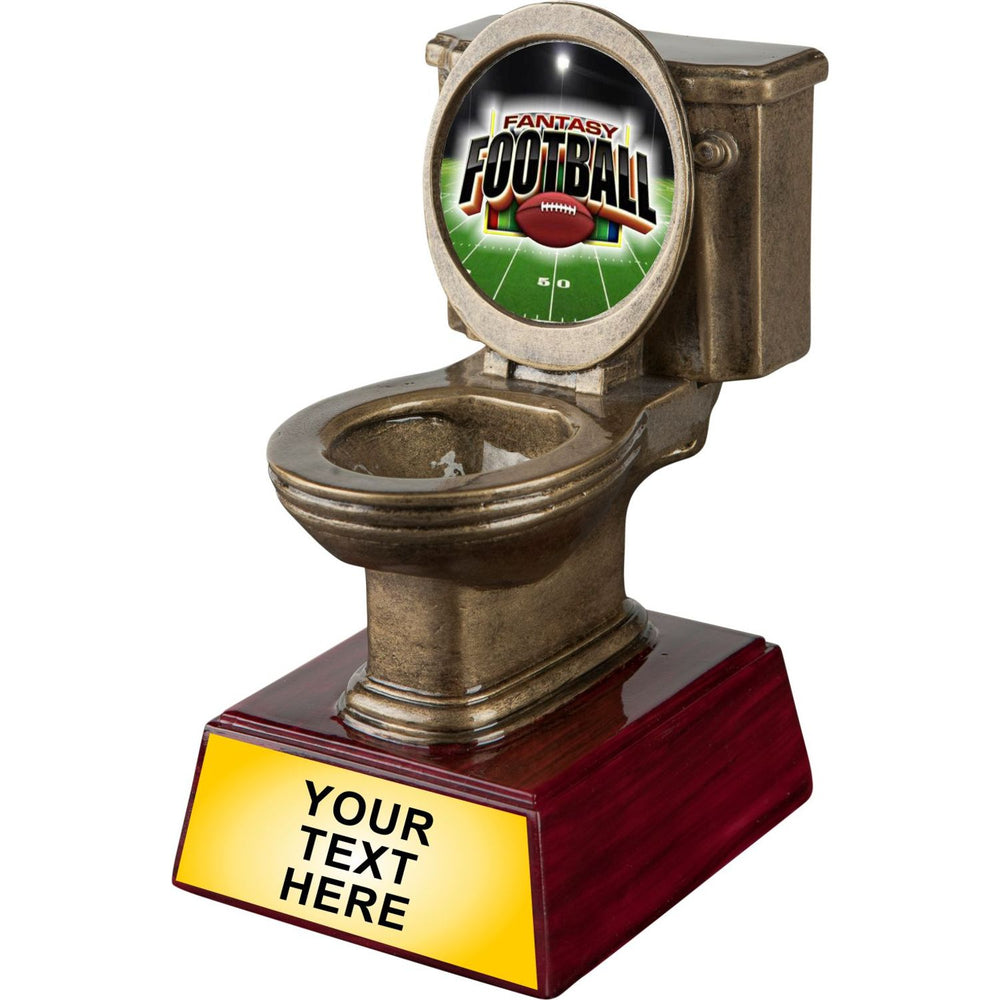 fantasy football turd helmet Toilet Fantasy Football Trophy Loser