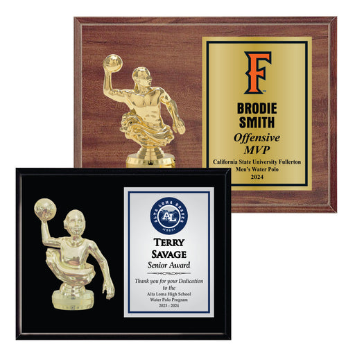 Water Polo Figure Plaques