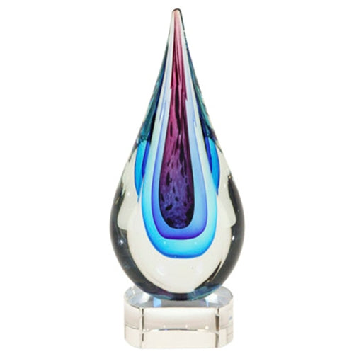 Corporate Blue Water Glass Art Sculpture Action Awards corporate-blue-water-glass-art-sculpture-action-awards