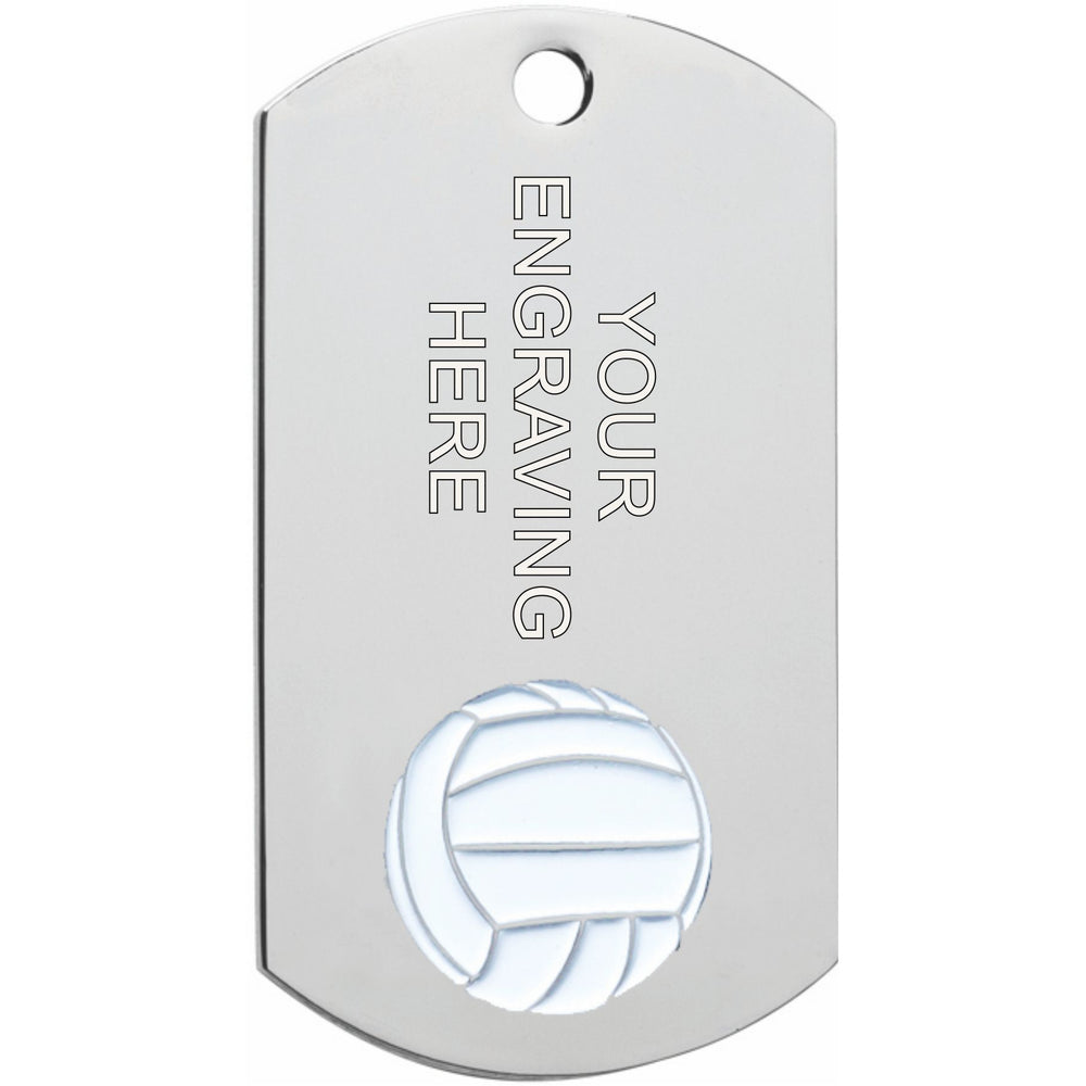 Volleyball Dog Tag
