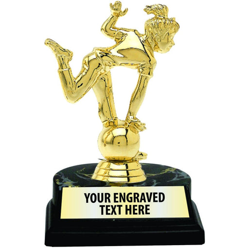 5" Comic Bowler Trophy, F.