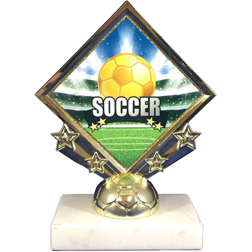 6 3/4" Soccer Diamond Insert Trophy