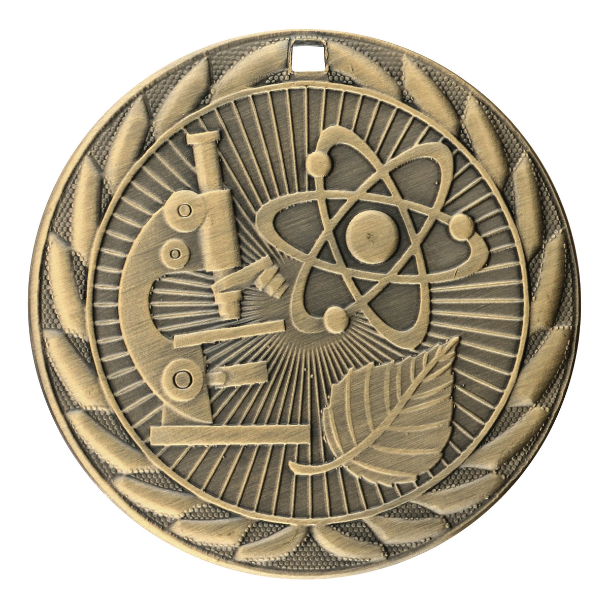 Science Wreath Medallion — Action Awards