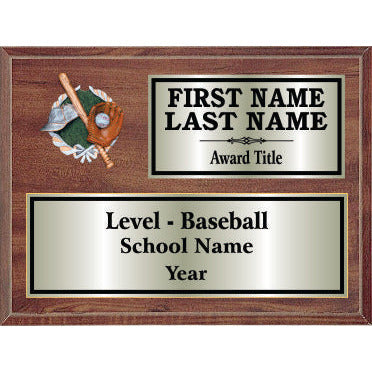 Baseball Icon Plaques - Action Awards