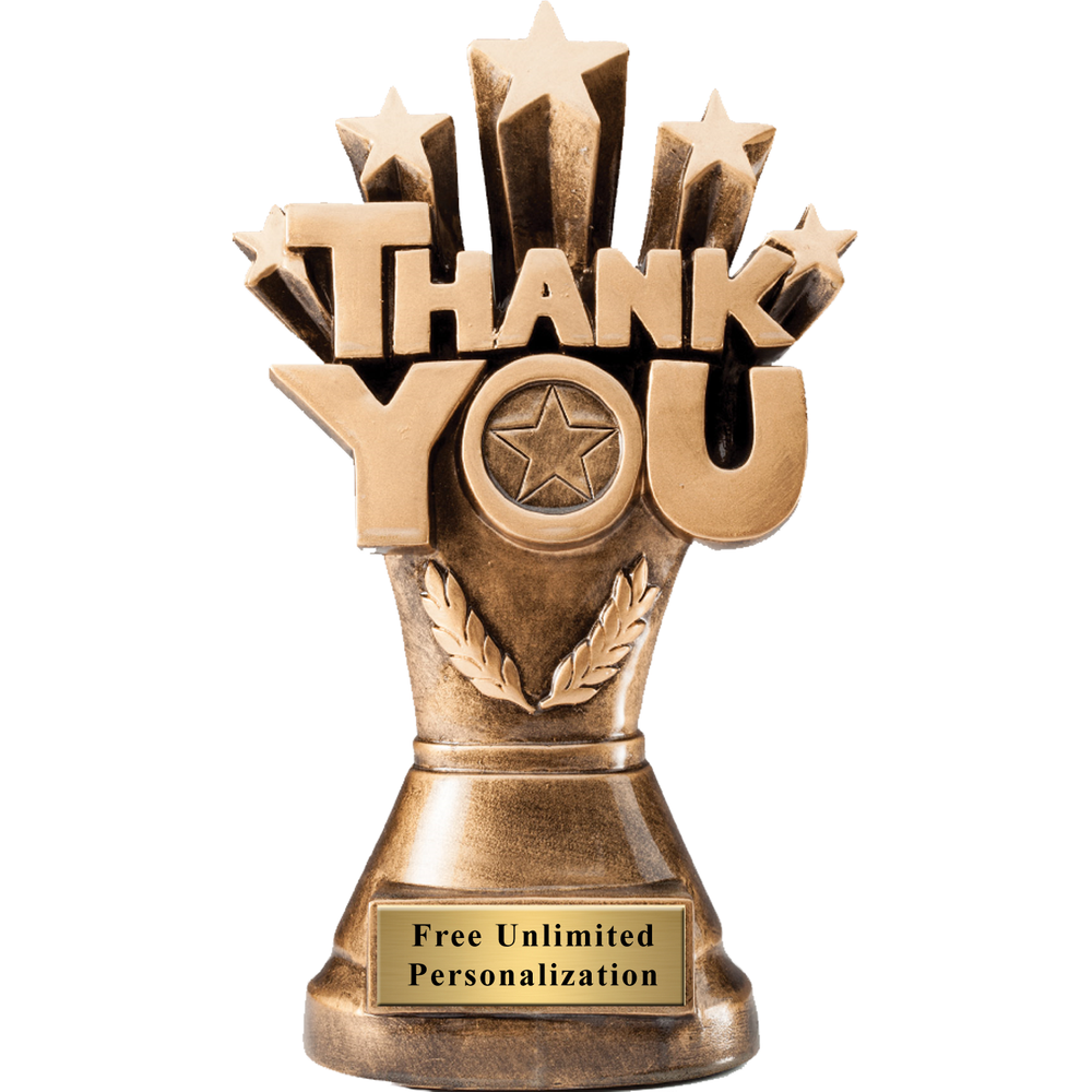 8 1/4" "Thank You" Resin Statue