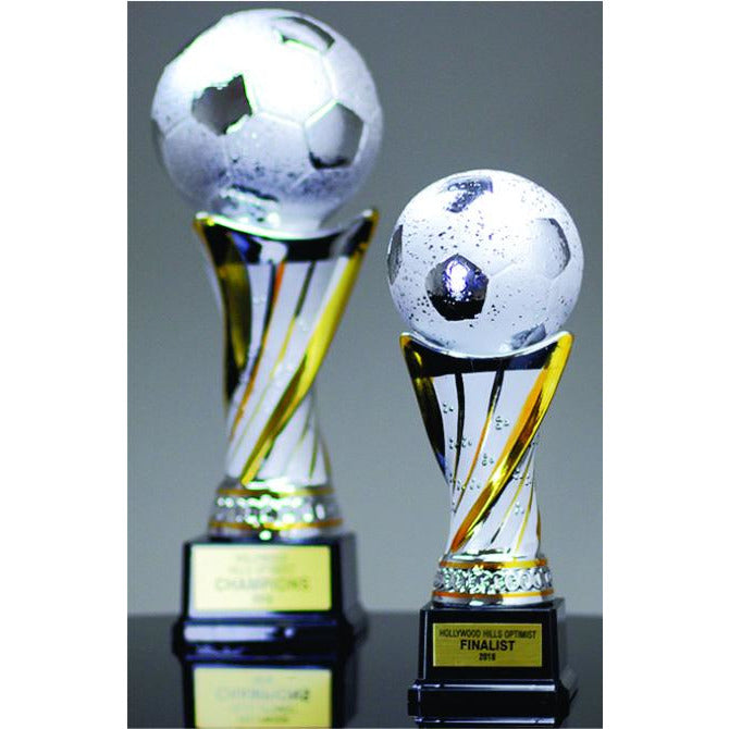 Championship Soccer Ball Trophies