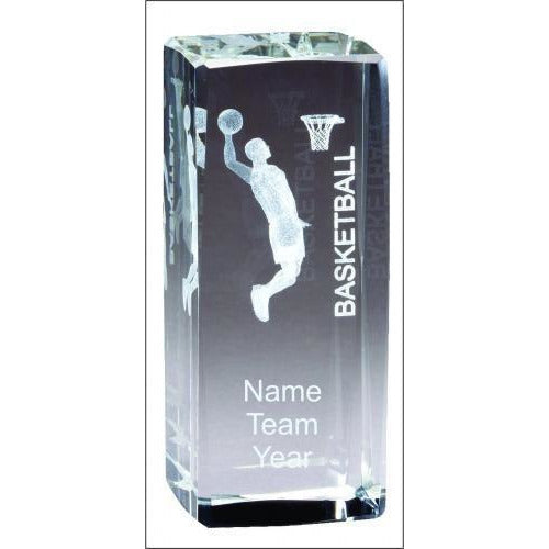 Basketball Crystal Award