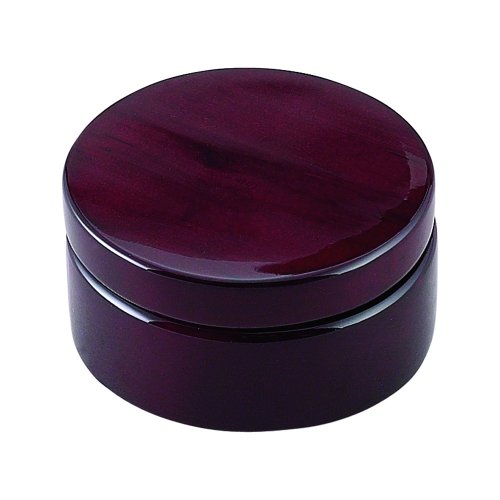 Round Wood Box with Compass and Engraving Plate - Action Awards