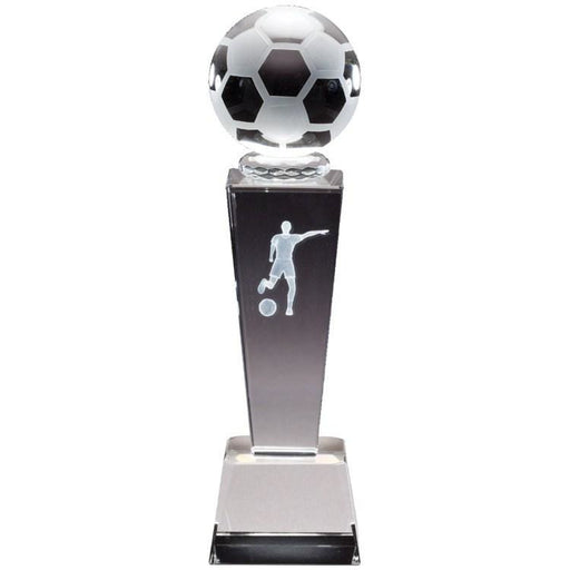 9" Soccer Crystal w/ 3D Image, Female