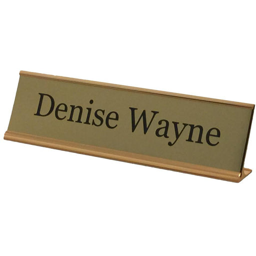 Desk Plate Engraved