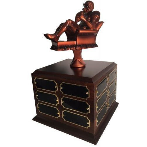 Fantasy Football Couch Potato Perpetual Trophy Fantasy Football Perpetual Awards - Action Awards