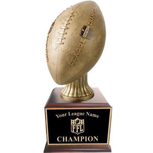 Fantasy Football Custom Ball Perpetual Trophy - 16