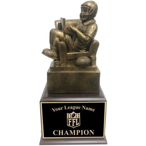 Fantasy Football Large Couch Perpetual Trophy Fantasy Football Perpetual Awards - Action Awards