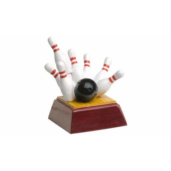 4" Bowling Resin Trophy