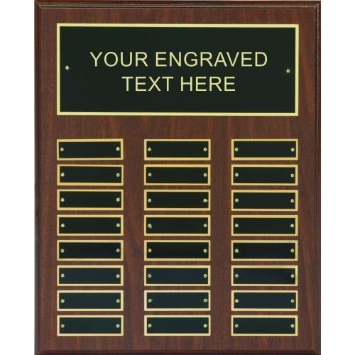 Cherry Finish Perpetual Plaques Perpetual Plaques - Action Awards