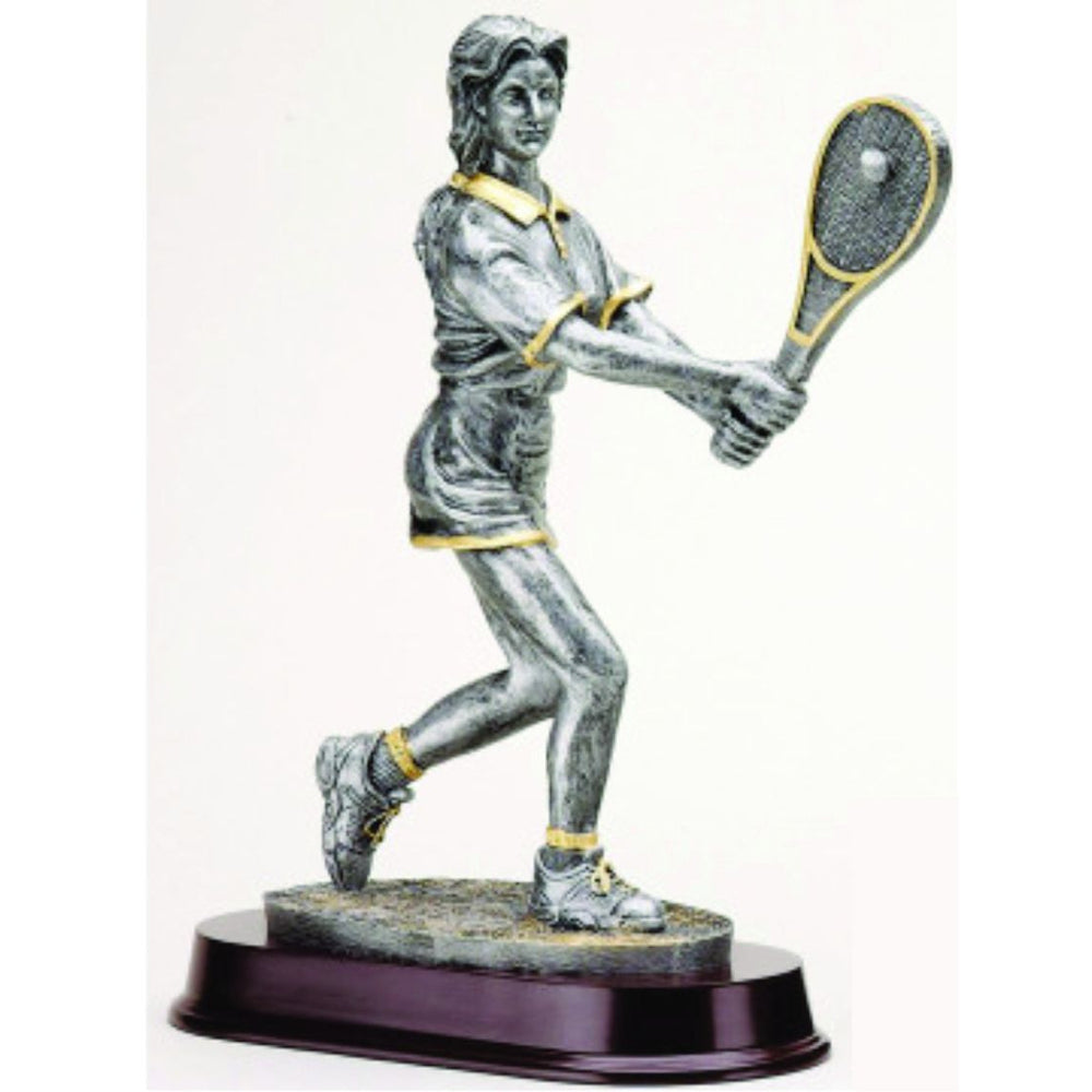 10" Tennis Statue, Female