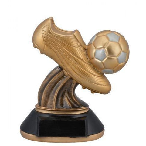 Golden Cleat Soccer Resin Soccer Trophies - Action Awards