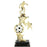 Soccer Spin Star Female with Riser Soccer Trophies - Action Awards