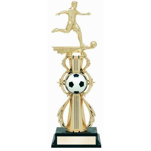 Soccer All Star Male Trophy With Riser Soccer Trophies - Action Awards
