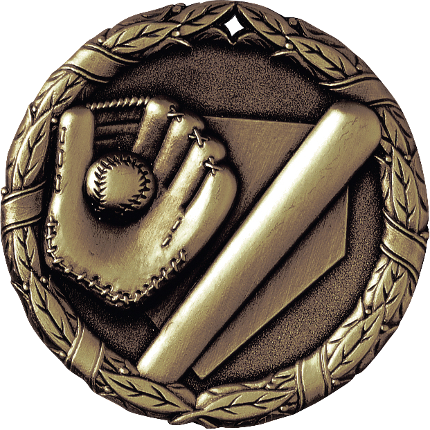 Baseball Extreme Gold Medallion